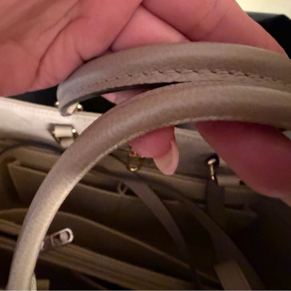 Louis Vuitton Taupe Tote with Light Pink Monogram - Picture 3 of 6